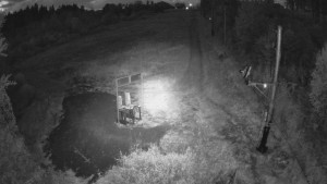 Skiareál Troják - Kamera u nástupu na vlek svah A - 24.8.2026 v 04:55