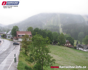Město Harrachov - Střed města - 12.7.2025 v 06:46