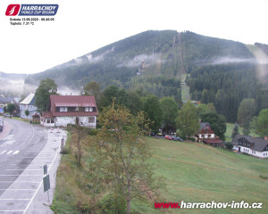 Město Harrachov - Střed města - 13.9.2025 v 06:46