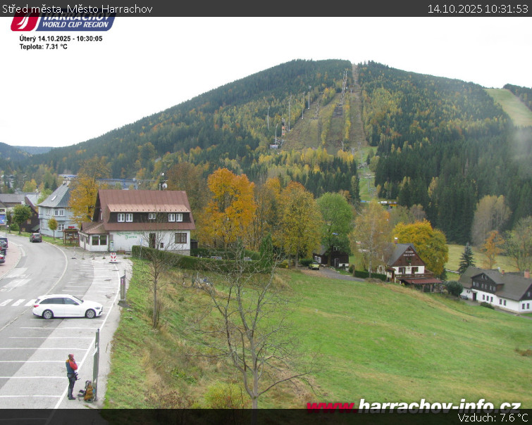 Město Harrachov - Střed města - 14.10.2025 v 10:31 Město Harrachov - Střed města - 14.10.2025 v 10:31