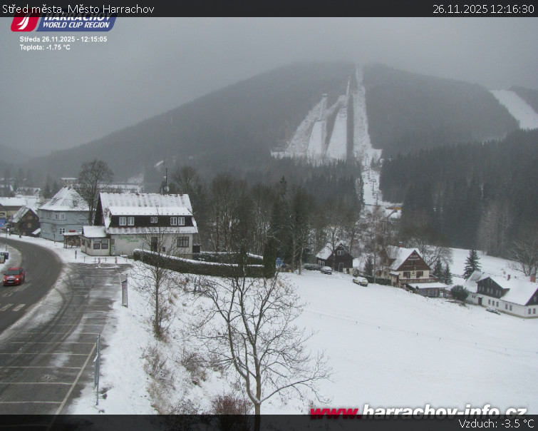 Město Harrachov - Střed města - 26.11.2025 v 12:16