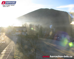 Město Harrachov - Střed města - 12.12.2025 v 08:46 Město Harrachov - Střed města - 12.12.2025 v 08:46