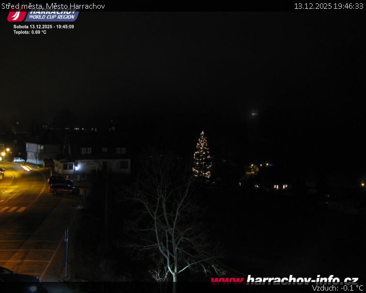 Město Harrachov - Střed města - 13.12.2025 v 19:46
