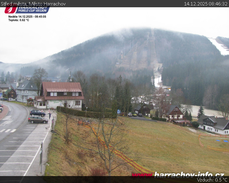 Město Harrachov - Střed města - 14.12.2025 v 08:46