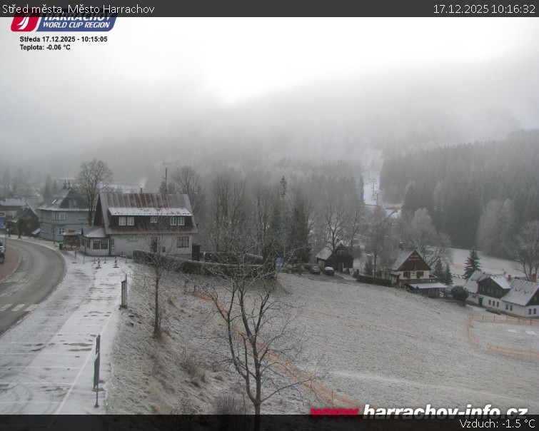 Město Harrachov - Střed města - 17.12.2025 v 10:16