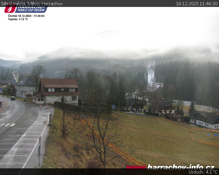 Město Harrachov - Střed města - 18.12.2025 v 11:46
