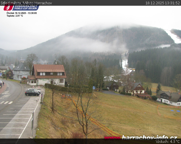 Město Harrachov - Střed města - 18.12.2025 v 13:31