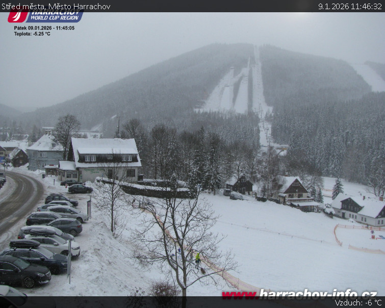 Město Harrachov - Střed města - 9.1.2026 v 11:46