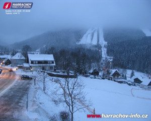 Město Harrachov - Střed města - 11.1.2026 v 07:46