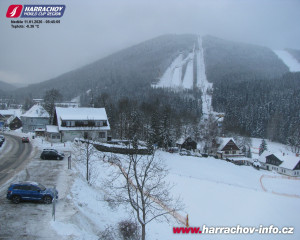 Město Harrachov - Střed města - 11.1.2026 v 08:46