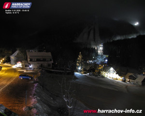 Město Harrachov - Střed města - 11.1.2026 v 18:46