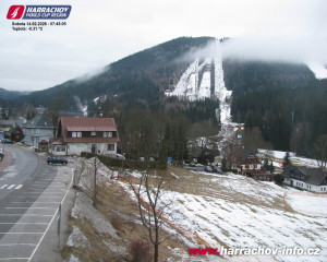 Město Harrachov - Střed města - 14.2.2026 v 07:47