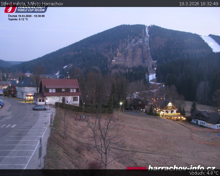 Město Harrachov - Střed města - 19.3.2026 v 18:32