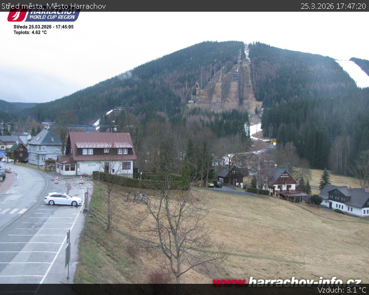 Město Harrachov - Střed města - 25.3.2026 v 17:47