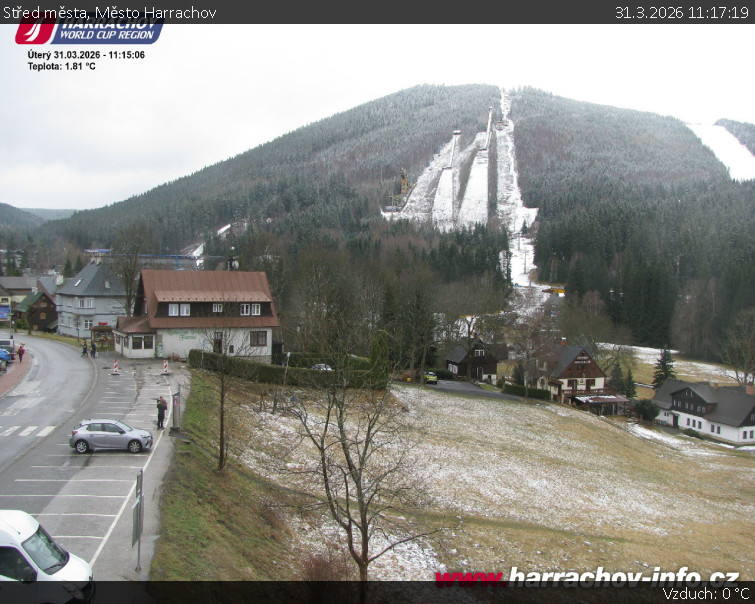Město Harrachov - Střed města - 31.3.2026 v 11:17