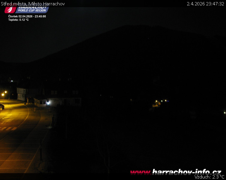 Město Harrachov - Střed města - 2.4.2026 v 23:47