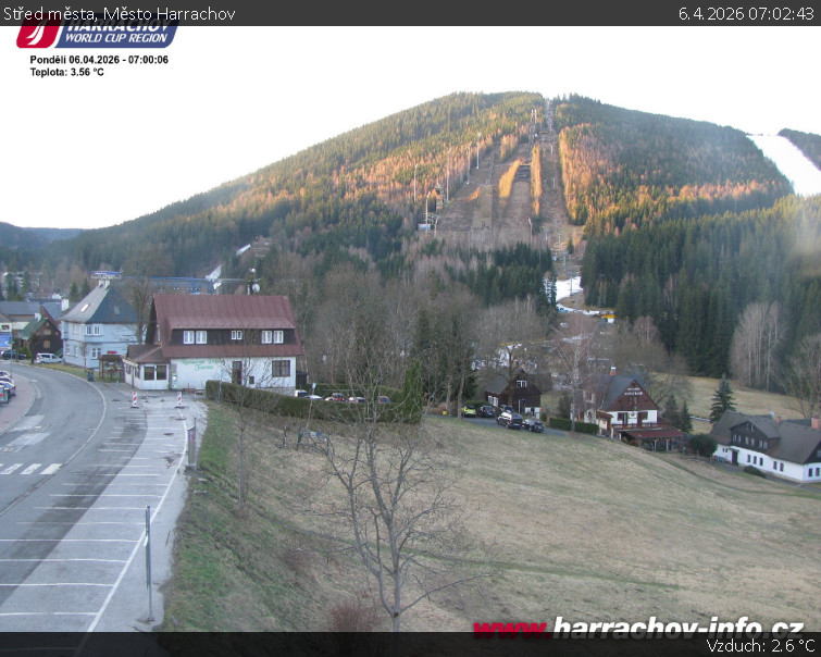 Město Harrachov - Střed města - 6.4.2026 v 07:02
