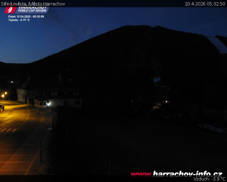 Město Harrachov - Střed města - 10.4.2026 v 05:32