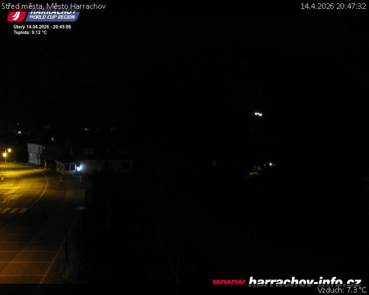 Město Harrachov - Střed města - 14.4.2026 v 20:47