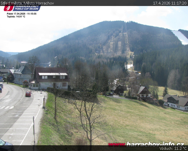 Město Harrachov - Střed města - 17.4.2026 v 11:17