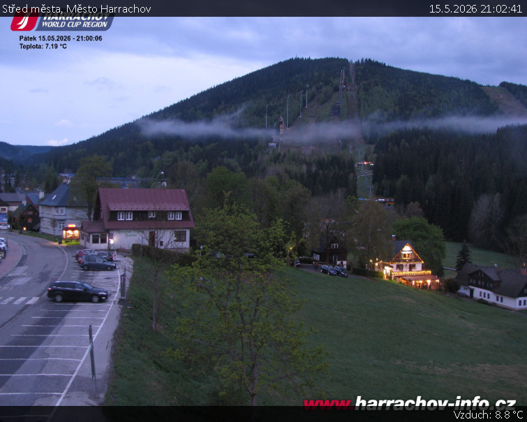 Město Harrachov - Střed města - 15.5.2026 v 21:02