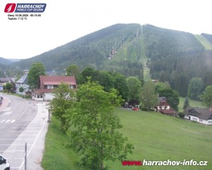 Město Harrachov - Střed města - 16.6.2026 v 05:17 Město Harrachov - Střed města - 16.6.2026 v 05:17