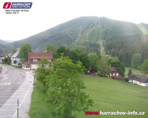 Město Harrachov - Střed města - 16.6.2026 v 06:32 Město Harrachov - Střed města - 16.6.2026 v 06:32