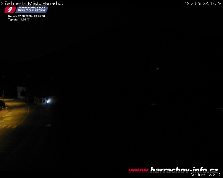 Město Harrachov - Střed města - 2.8.2026 v 23:47