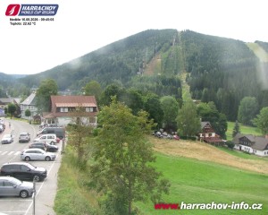 Město Harrachov - Střed města - 16.8.2026 v 09:47 Město Harrachov - Střed města - 16.8.2026 v 09:47