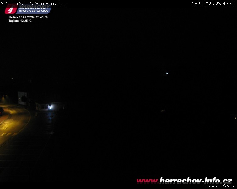 Město Harrachov - Střed města - 13.9.2026 v 23:46