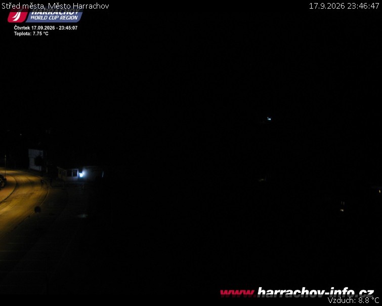 Město Harrachov - Střed města - 17.9.2026 v 23:46