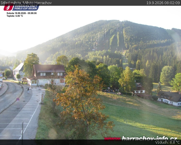 Město Harrachov - Střed města - 19.9.2026 v 08:02