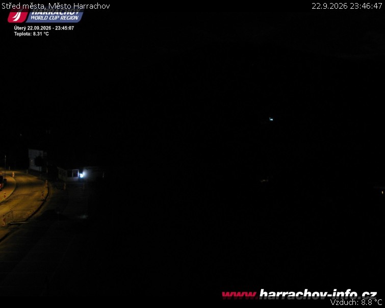 Město Harrachov - Střed města - 22.9.2026 v 23:46