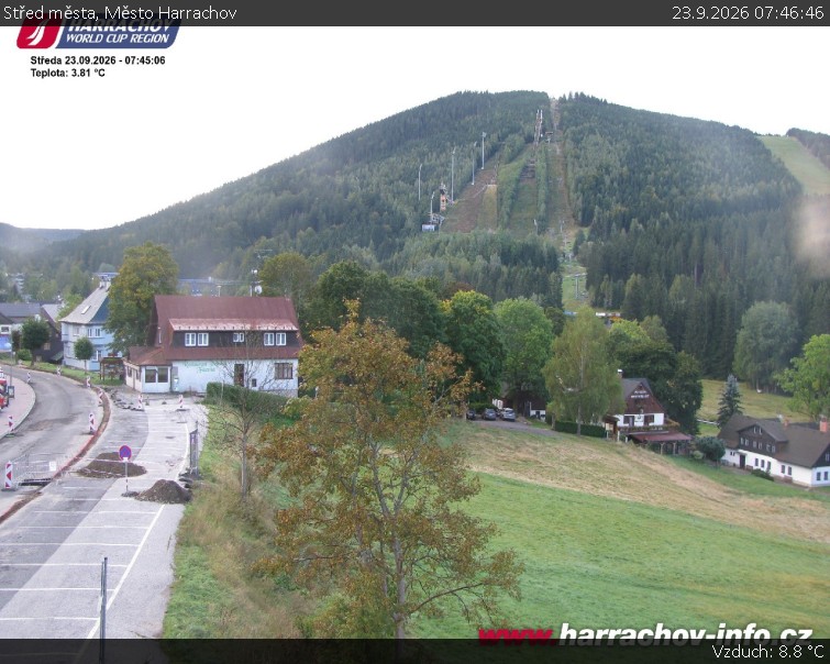Město Harrachov - Střed města - 23.9.2026 v 07:46