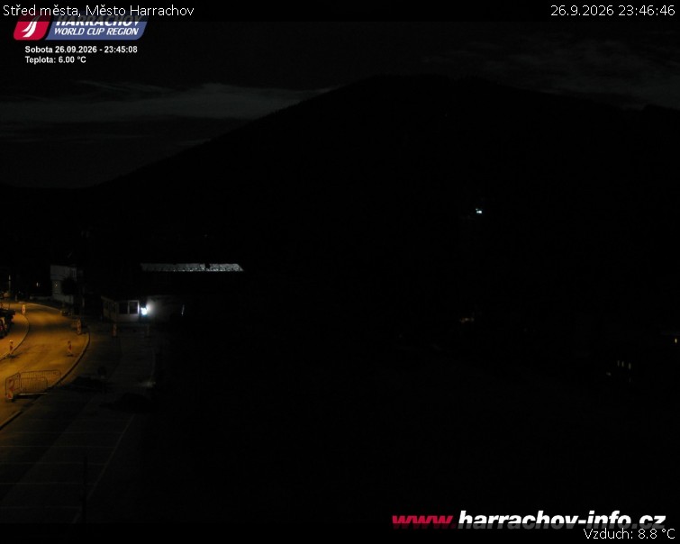 Město Harrachov - Střed města - 26.9.2026 v 23:46