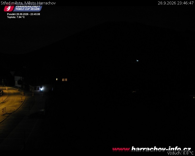 Město Harrachov - Střed města - 28.9.2026 v 23:46