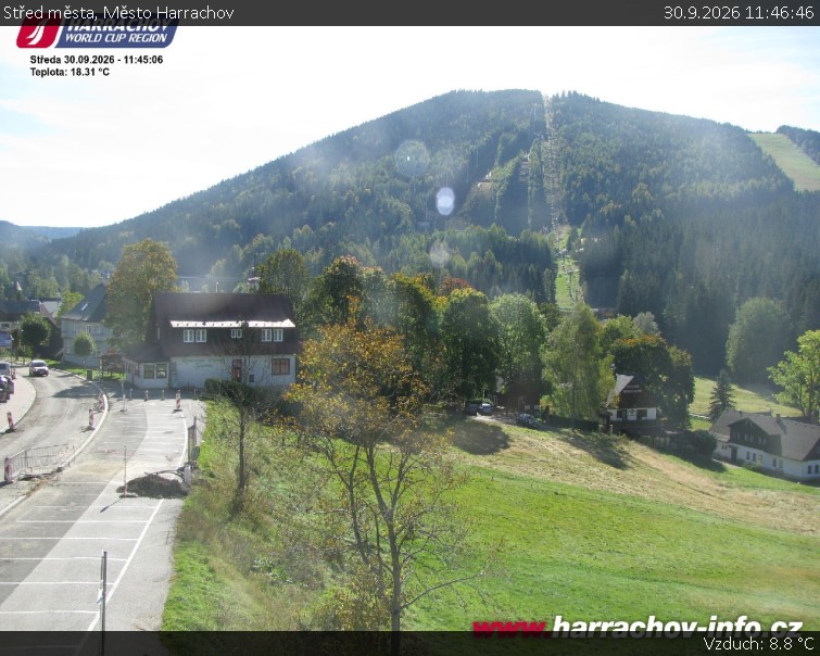 Město Harrachov - Střed města - 30.9.2026 v 11:46