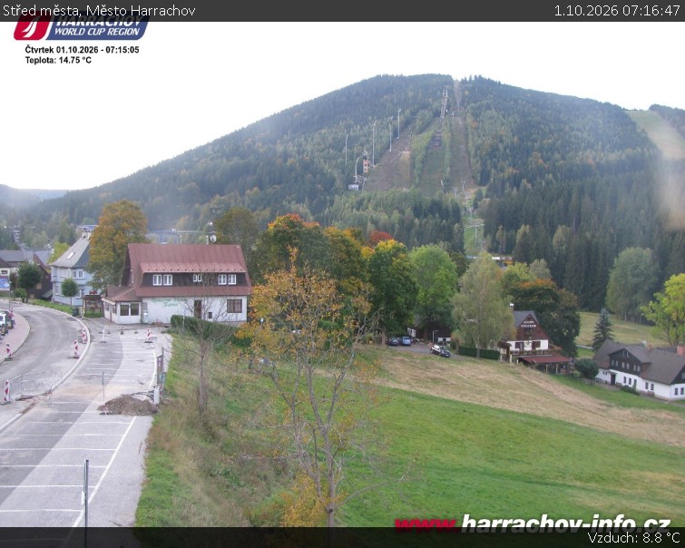 Město Harrachov - Střed města - 1.10.2026 v 07:16