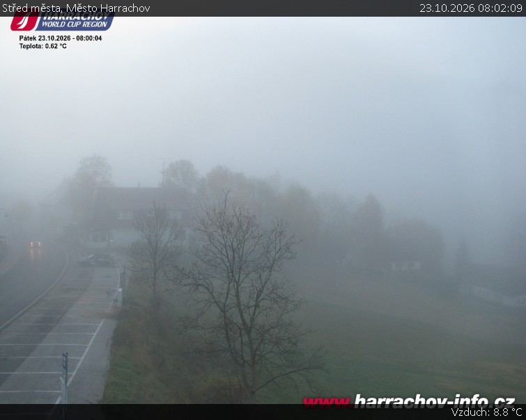 Město Harrachov - Střed města - 23.10.2026 v 08:02