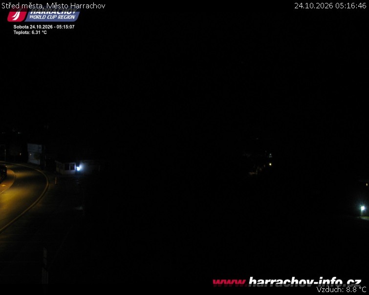 Město Harrachov - Střed města - 24.10.2026 v 05:16