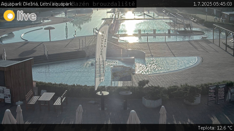 Aquapark Olešná - Letní aquapark - 1.7.2025 v 05:45 Aquapark Olešná - Letní aquapark - 1.7.2025 v 05:45