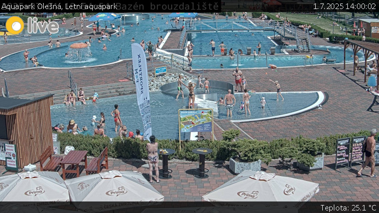 Aquapark Olešná - Letní aquapark - 1.7.2025 v 14:00 Aquapark Olešná - Letní aquapark - 1.7.2025 v 14:00
