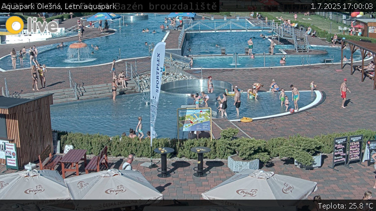 Aquapark Olešná - Letní aquapark - 1.7.2025 v 17:00 Aquapark Olešná - Letní aquapark - 1.7.2025 v 17:00