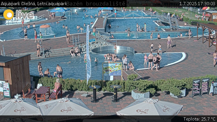 Aquapark Olešná - Letní aquapark - 1.7.2025 v 17:30