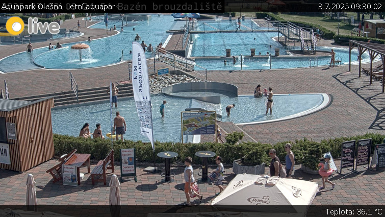 Aquapark Olešná - Letní aquapark - 3.7.2025 v 09:30