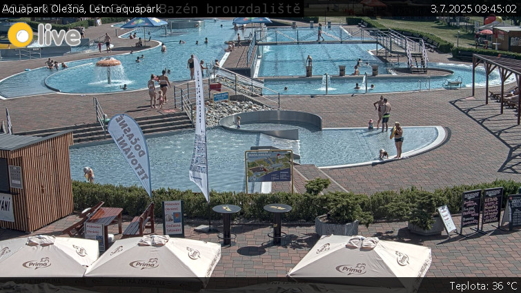 Aquapark Olešná - Letní aquapark - 3.7.2025 v 09:45