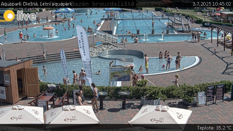 Aquapark Olešná - Letní aquapark - 3.7.2025 v 10:45