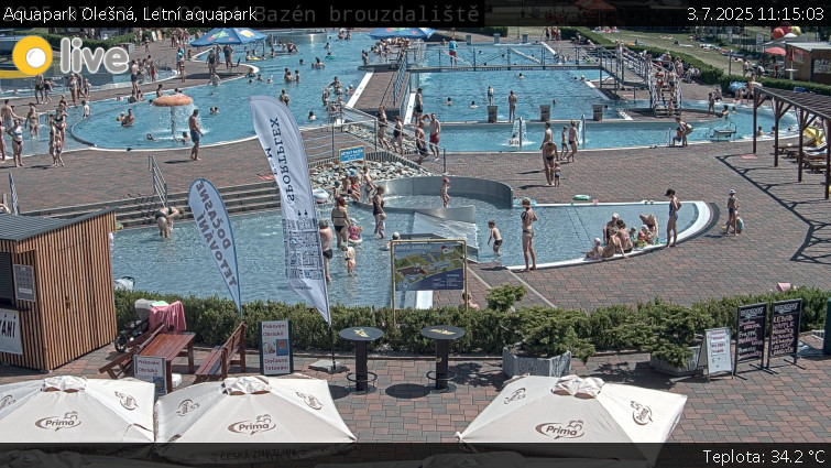 Aquapark Olešná - Letní aquapark - 3.7.2025 v 11:15