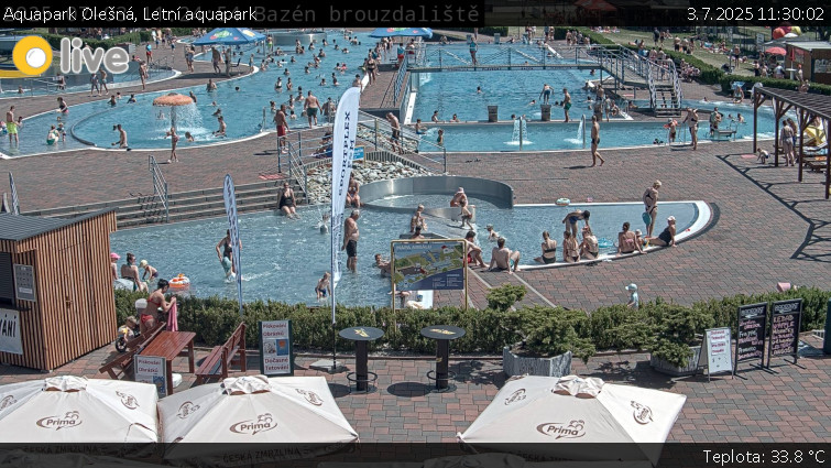Aquapark Olešná - Letní aquapark - 3.7.2025 v 11:30