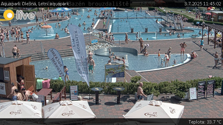 Aquapark Olešná - Letní aquapark - 3.7.2025 v 11:45